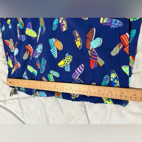 Polo Ralph Lauren size 40 blue fun print swim shorts lined colorful - Picture 10 of 13